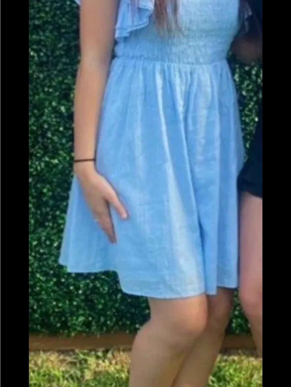 Altar'd State Light Blue Ruffle Strap Sundress for Girls